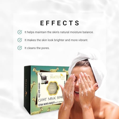 Goat Milk Organic Bar Soap Moisturizing Soap Made from Natural Oil | Hair Hand Face Body Bath Wash | Skin Care Cleanser Shampoo