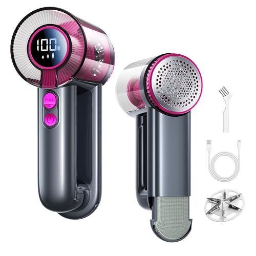 DRFLASH Fabric Shaver Rechargeable - 3 Speed Lint Remover