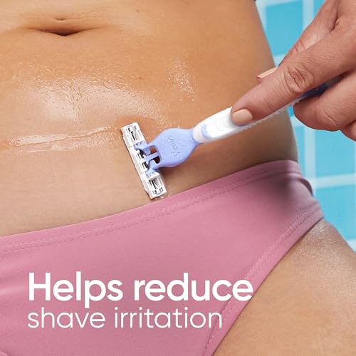 Gillette Venus Women's Disposable Razors for Pubic Hair and Skin, Bikini Razors for Women, 6ct