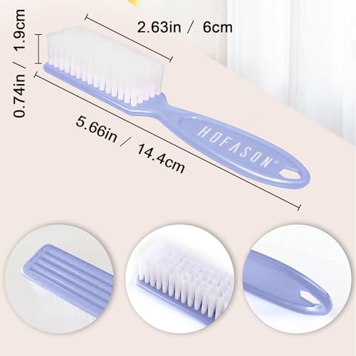20Pcs Nail Brush Set - Ergonomic Handle Grip Cleaning Tools