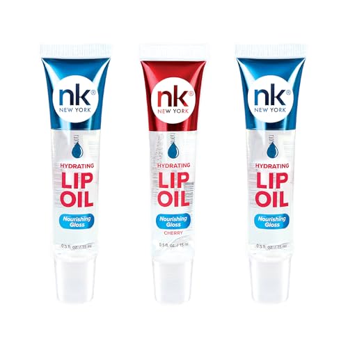 Nicka K Hydrating Lip Oil Nourishing Glass (GLOSS2PK-CHERRY)
