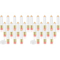 Blulu 20 Pieces Pencil Empty Lip Gloss Tubes Containers Clear Mini Refillable Lip Balm Tubes Cute Pencil Shaped Oil Bottles for Graduation Gifts Women Girls DIY Keychain, 5 ml (Pack of 2)
