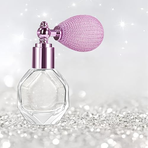 5 Colors Shimmering Highlighter Powder Spray, Fine Sparkle Glitter Highlighter Makeup Powder High Gloss Spray for Face Body & Hair(01 Moonstone)