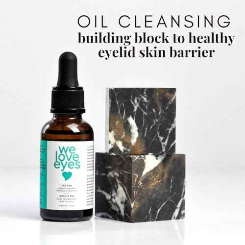 We Love Eyes - 100% All Natural Tea Tree Makeup Remover Oil - Effortlessly remove waterproof makeup and eyeliner - Made with Australian Tea Tree - Cruelty Free - Vegan