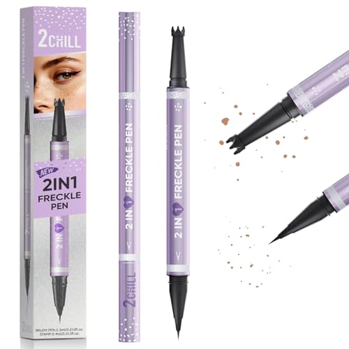 2CHILL Dual Ended Freckle Stamp & Eyebrow Pen Waterproof