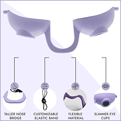 Super Sunnies EVO Flex UV Eye Protection, FDA Compliant, Tanning Bed Goggles, Red Light Theraphy Eyeshields with Case