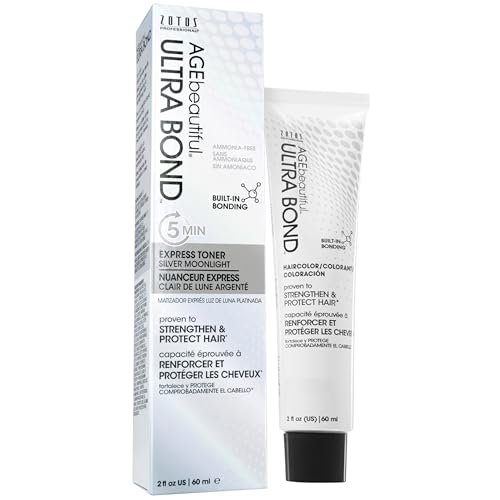AGE beautiful Demi Liqui-Creme 5-Minute Express Toner | Blend & Enhance Gray Hair | Strengthens, Protects, Nourishes | Ammonia Free | For Added Shine & Custom Shades | For Lightening & Highlights