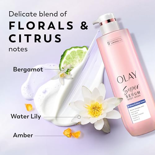 Olay Super Serum Body Wash for Rough & Bumpy Skin, 20 fl oz