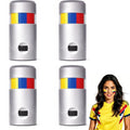 Colombia Flag Face Paint Sticks, 4 Pack Sports Makeup