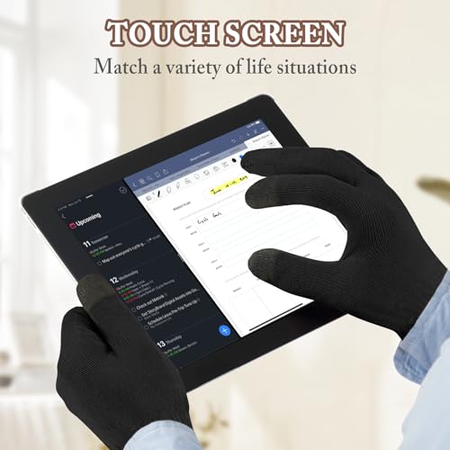 MIG4U Touchscreen Overnight Moisturizing Beauty Gloves for Dry Hands (3 Pairs)