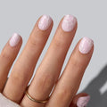 BTArtbox Press On Nails Squoval Bloom Together - 32Ct Pink 3D Bow