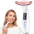 7-Color Red Light Therapy Device for Face & Neck - Anti-Aging Massager