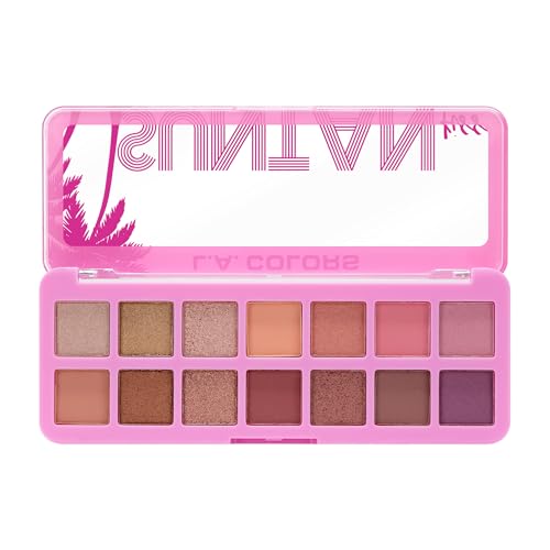 L.A. COLORS 14 Color Eyeshadow Palette - Suntan Kiss