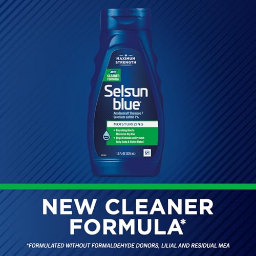 Selsun Blue Moisturizing Antidandruff Shampoo 11oz