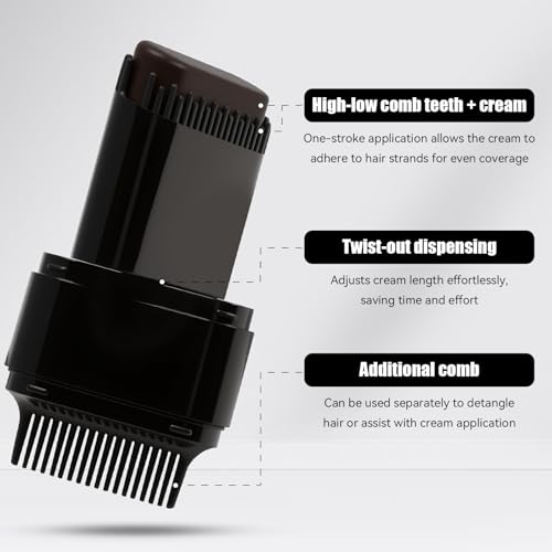 Gray Hair Cover Stick with Comb - Instant Hair Concealer