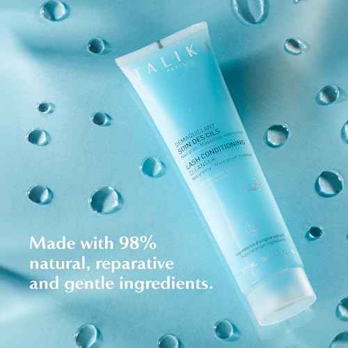 Talika Lash Conditioning Cleanser - Eye Makeup Remover, Leave-in Make Up Remover for Sensitive Eyes and Fragile Eye Lashes - Oil Free Gel - For Waterproof Makeup - 3.3 fl oz