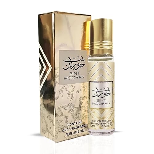 Ard Al Zaafaran Bint Hooran Mini Roll-On Perfume Oil 10ml for Women - Long Lasting