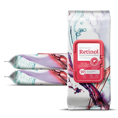 Body Prescriptions Retinol Makeup Cleansing Wipes - 150 Count