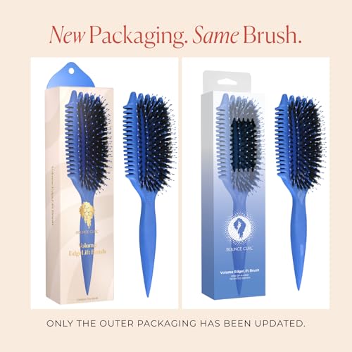 Bounce Curl 5-in-1 Volume & Edge Lift Hair Brush for Defined Curls