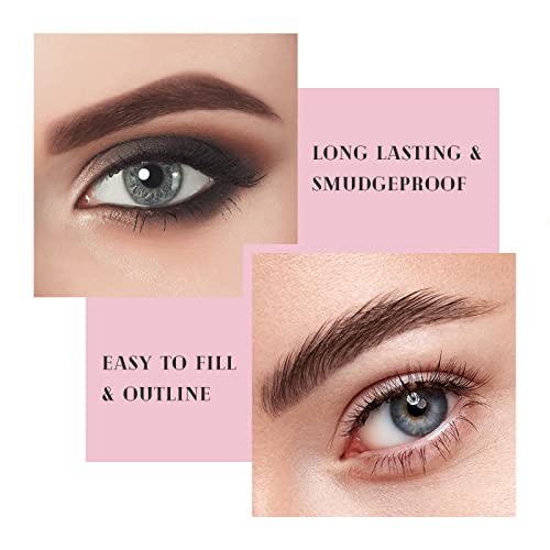 Music Flower Double-Ended Eyebrow Pencil Waterproof