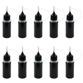 10ml Precision Tip Applicator Bottle, 10 Pack Black