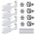 Ear Piercing Kit - 4 Pack Self-Piercing Gun with 5mm Studs