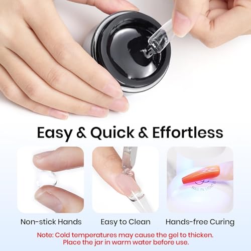 Beetles 3PCS Marble Base Top Coat Gel Set with Nail Glue