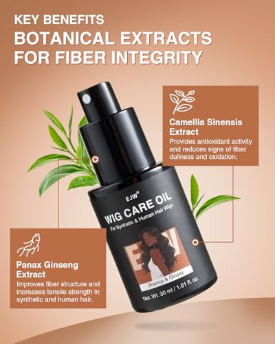 EJW Wig Oil Spray – Argan, Coconut & Jojoba for Shine