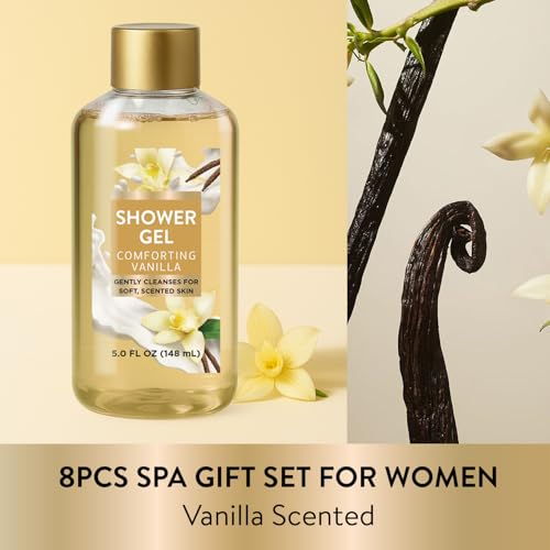 Spa Luxetique Vanilla Bath & Body Gift Set 8pcs