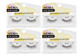 Andrea False Lashes Style 53 - Natural Black Strip Lashes, 4 Pairs