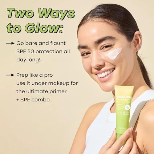 TONYMOLY Green Tea SPF 50 Sunscreen & Panda's Dream So Cool Eye Stick - SPF 50 Sun Protection with Green Tea & Cooling Eye Cream