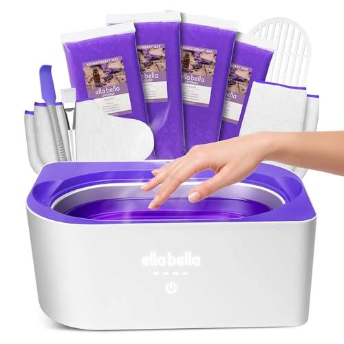 ELLA BELLA Paraffin Wax Machine for Hands & Feet with Mitts