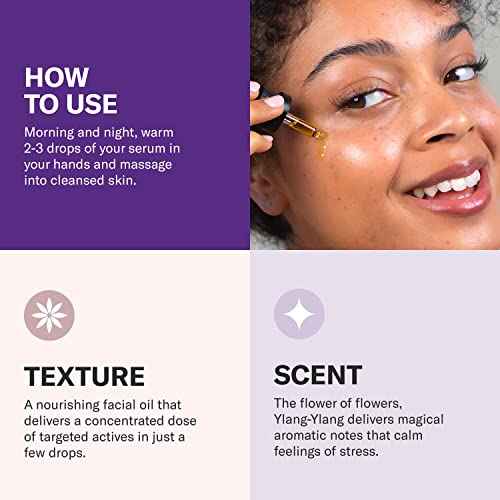 Odacit? Anti Aging Serum Concentrate with Rosehip + Ylang-Ylang - Lightweight Facial Serum For Mature Skin, Fine Lines, Nourishes for Look of Plump, Youthful Skin - 0.17 Fl. Oz