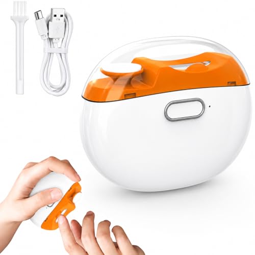 Electric Nail Clipper 2-in-1 Trim & Collect for All Ages
