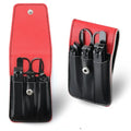 Men's Nail Clipper Set - Travel Grooming Kit in PU Leather Case