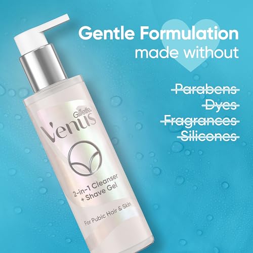 Gillette Venus 2-in-1 Intimate Cleanser and Shave Gel - 6.4 Oz - Pack of 1