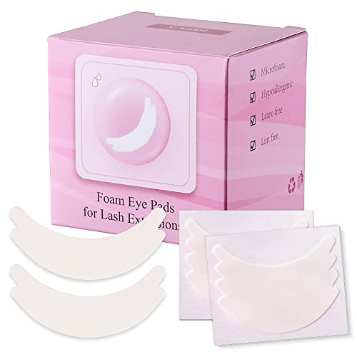 100 Pairs Foam Eye Pads for Lash Extensions - Lint Free