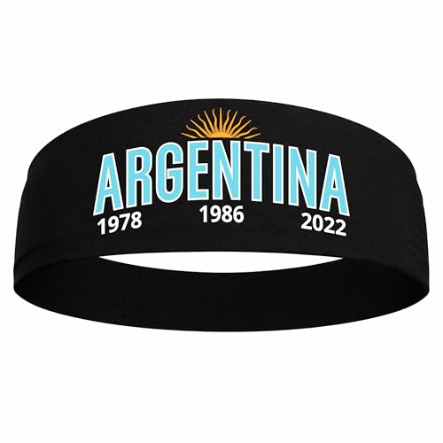 Argentina Soccer Fan Headband - Sports Sweatband for Football Supporters