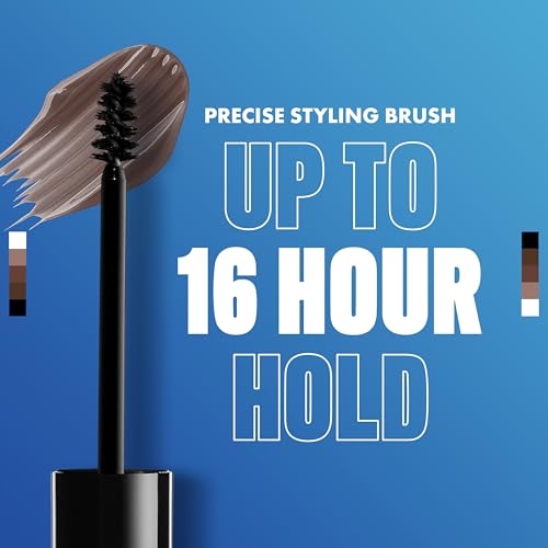 Clear Brow Gel with 16 Hour Extreme Hold - Non Sticky, Flake Resistant - 0.17 Fl Oz - Variation 01