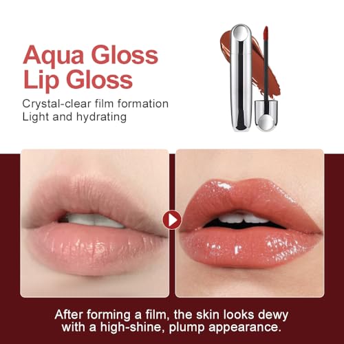 Long-lasting, smudge-proof liquid lip gloss,Highly pigmented, vibrant color, instant shine,Moisturizing and plumping,Waterproof and transfer-proof,Perfect Makeup Gift for Women,605#