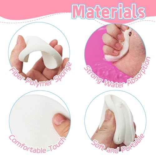 120 Pcs Facial Sponges Compressed,Facial Cleansing Pads,Natural Cosmetic Spa Sponges for Facial Cleansing,Exfoliating Face Sponges for Makeup Removal,Washing