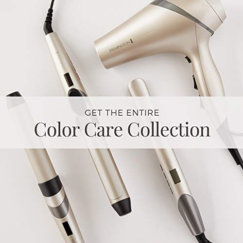 Remington S8A900 Pro 1¡± Flat Iron with Color Care Heat Control Sensing Technology and Ceramic Color-Lock Coated Plates, Straighten Color Treated Hair While Protecting from Damage and Fading