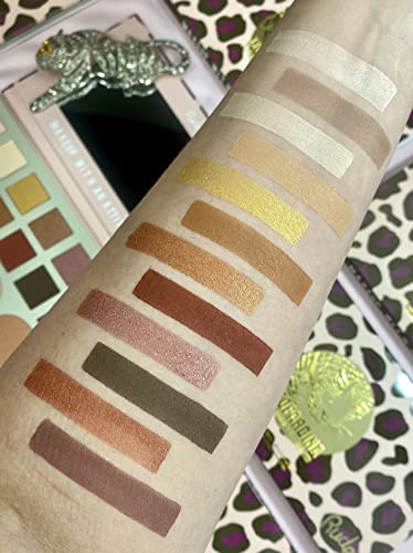 Leopardina Eyeshadow & Highlighter Palette - 16 Shades by RUDE