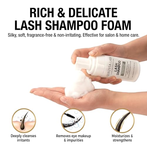 Eyelash Shampoo for Extensions - Oil-Free Foaming Cleanser 100ml