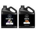 Naturevibe Botanicals Grapeseed Oil 32oz and Argan Oil 32oz|Oil Combo