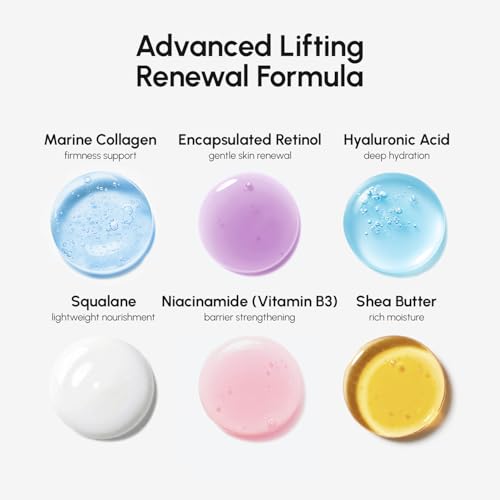 MAREE Face Moisturizer ? Retinol Face Cream for Women Moisturizing with Collagen & Hyaluronic Acid ? Day & Night Anti-Aging Facial Wrinkle DD Cream Moisturizer for Dry Skin ? Crema Para la Cara