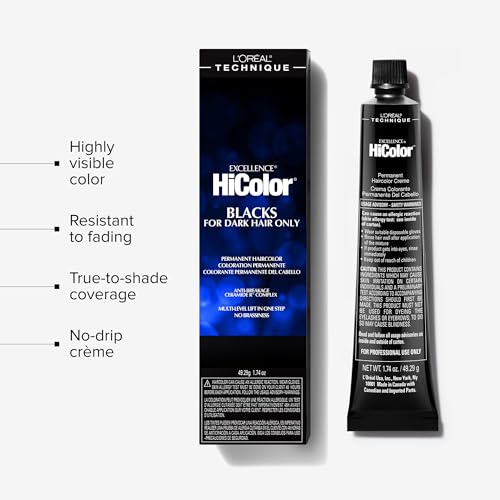 L'Oréal Technique HiColor Permanent Violet & Black Hair Color