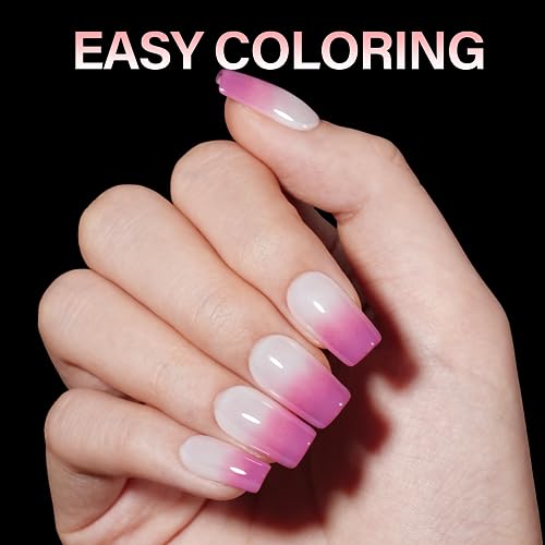 AILLSA Short Square Nail Tips Soft Gel Full Cover Clear Gelly Nail Tips Half Matte Acrylic Nail Tips Pre-Filed Fake Press on Nail Tips for Extension Home DIY Salon Manicure 216PCS 12 Sizes