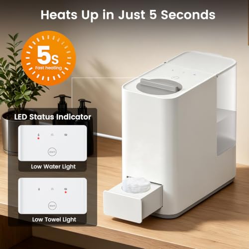 Anaroop Hot Towel Warmer Dispenser with 3 Temperature Settings
