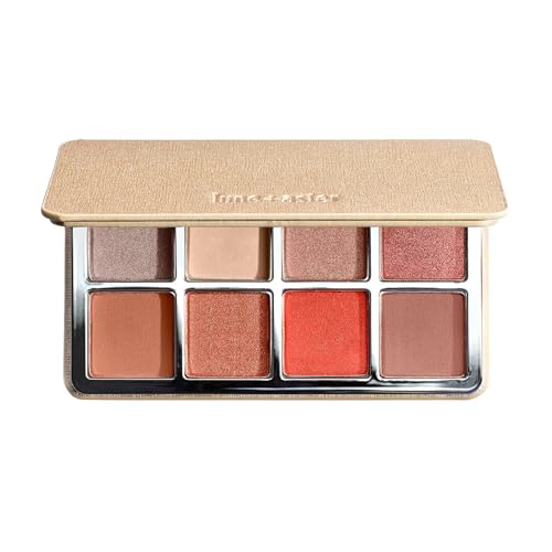 Lune+Aster Sunstone Eyeshadow Palette | Waterproof Eyeshadow Palette With Matte And Shimmer Finish, Mirrored Compact - 8 Shades